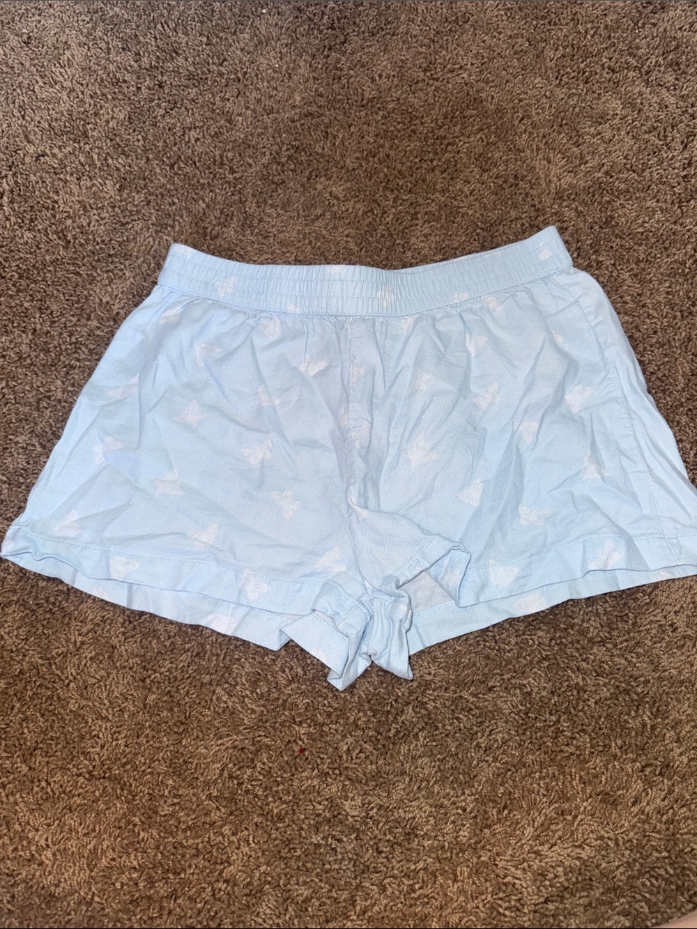 Forever 21 light blue pajama shorts